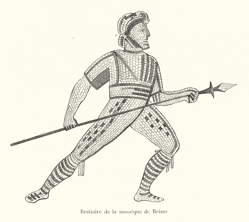 Bestiary of the Reims mosaiikki (kaiverrus) tekijältä French School