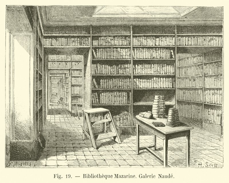 Mazarine-kirjasto, Naude-galleria tekijältä French School