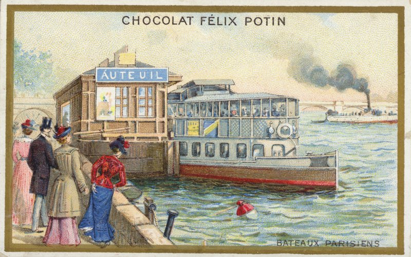 Veneitä Seine-joella, Pariisi tekijältä French School