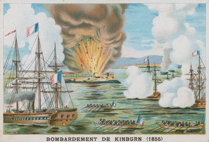 Kinburnin pommitus, 1855 tekijältä French School