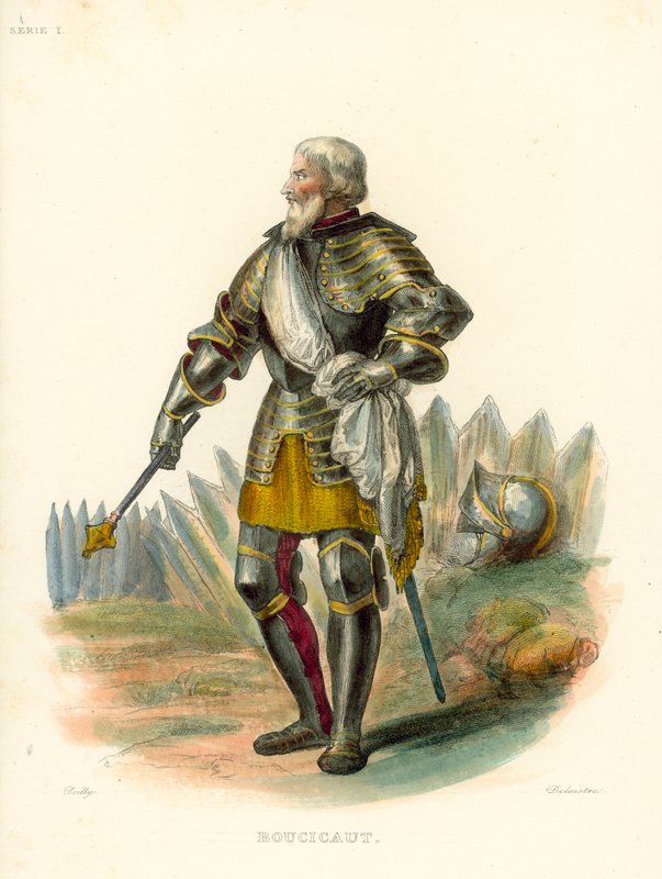 Boucicaut (värillinen kaiverrus) tekijältä French School