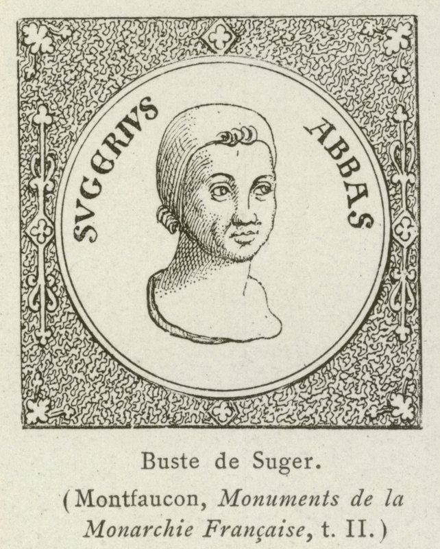 Buste de Suger (kaiverrus) tekijältä French School
