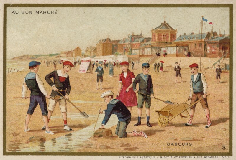 Cabourg, Ranska (chromolitho) tekijältä French School