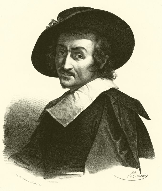 Carlo Dolci, muotokuva (kaiverrus) tekijältä French School