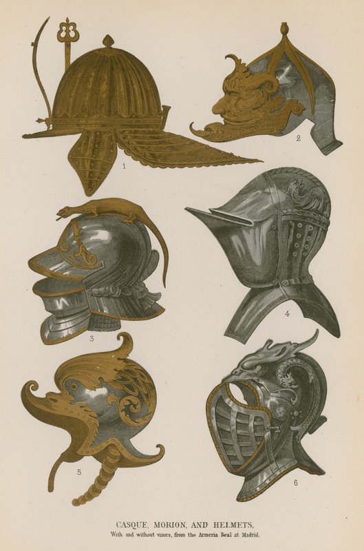 Casque, Morion ja kypärät tekijältä French School