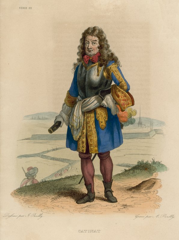Catinat (värillinen kaiverrus) tekijältä French School