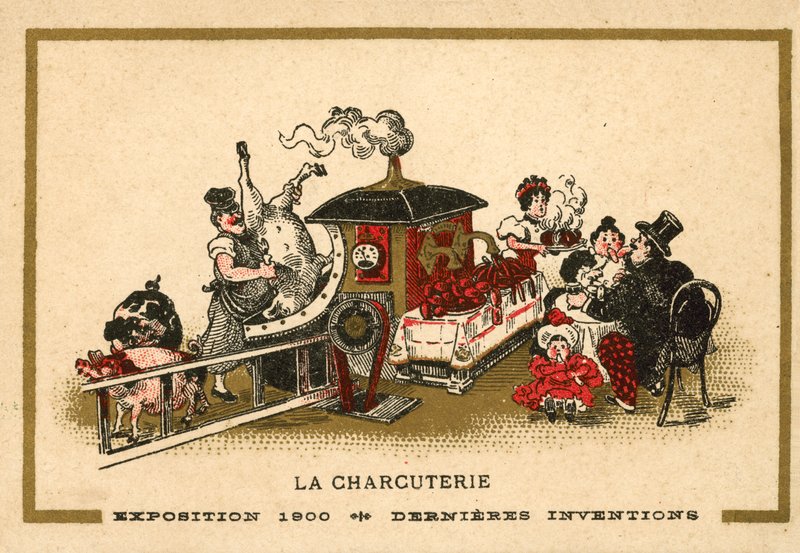 Charcuterie (chromolitho) tekijältä French School