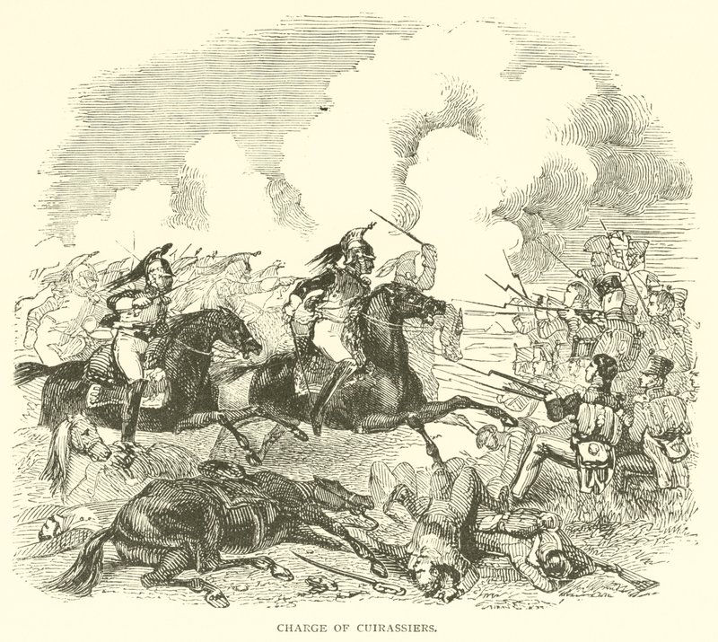 Cuirassiersin maksu (kaiverrus) tekijältä French School