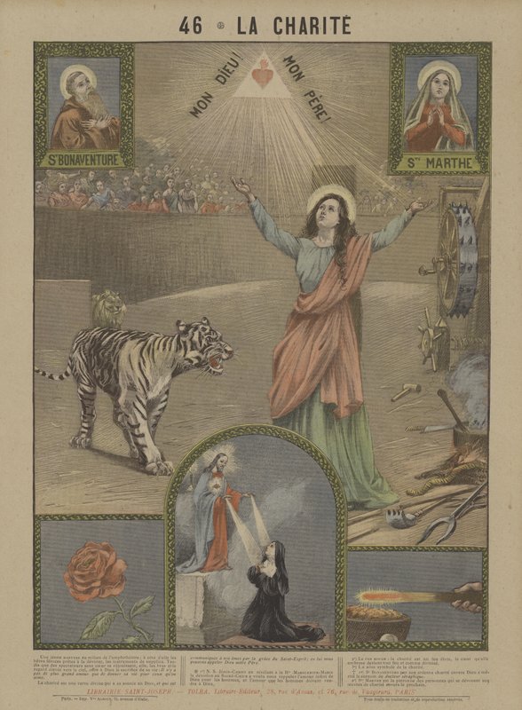 Hyväntekeväisyys (väri litho) tekijältä French School