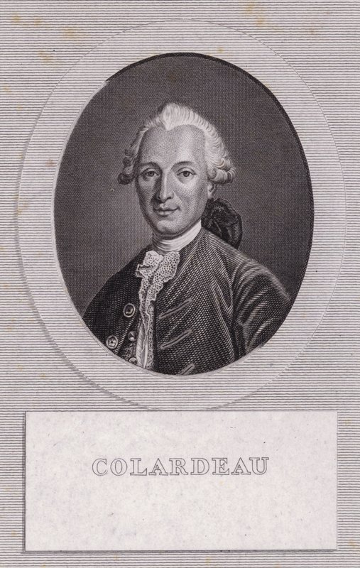 Charles-Pierre Colardeau, ranskalainen runoilija (kaiverrus) tekijältä French School