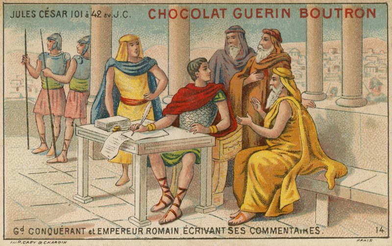 Chocolat Guerin Boutron -kauppakortti tekijältä French School