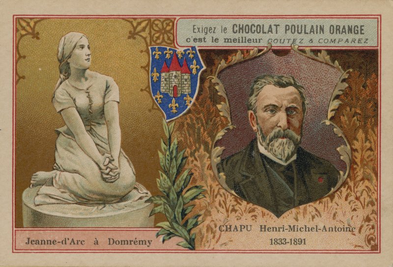 Suklaa Poulain Orange kauppakortti tekijältä French School