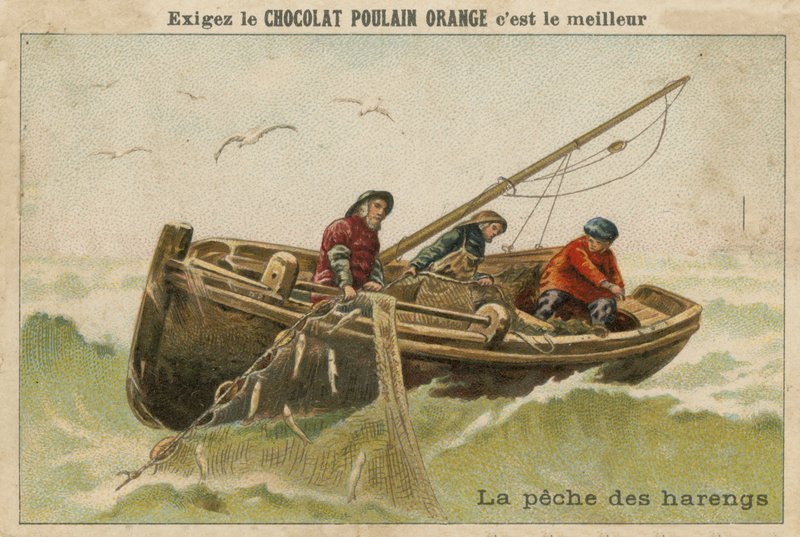 Suklaa Poulain Orange kauppakortti tekijältä French School