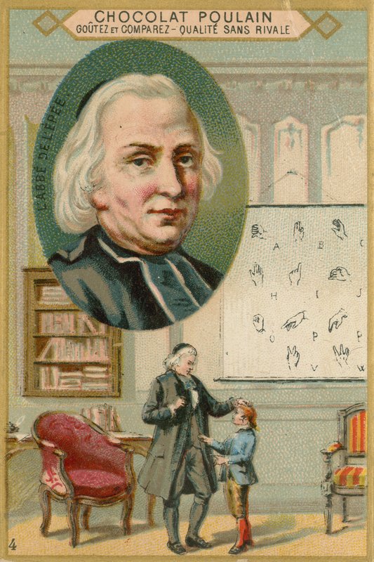 Chocolate Poulain -kauppakortti, Charles-Michel de l