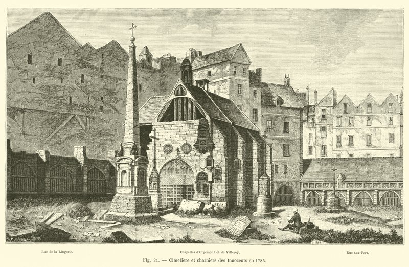 Viattomien hautausmaa ja joukkohaudat 1785 tekijältä French School