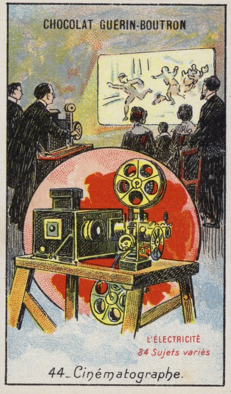 Elokuva (chromolitho) tekijältä French School