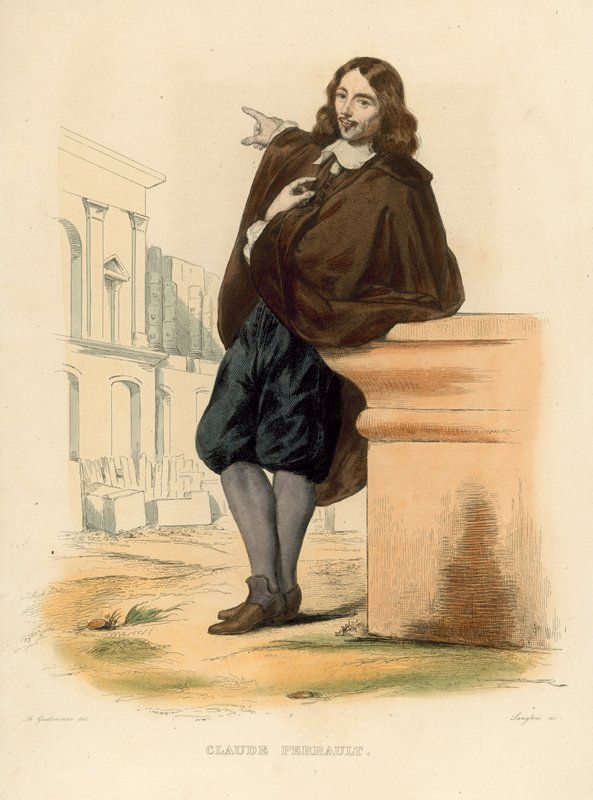 Claude Perrault (värillinen kaiverrus) tekijältä French School