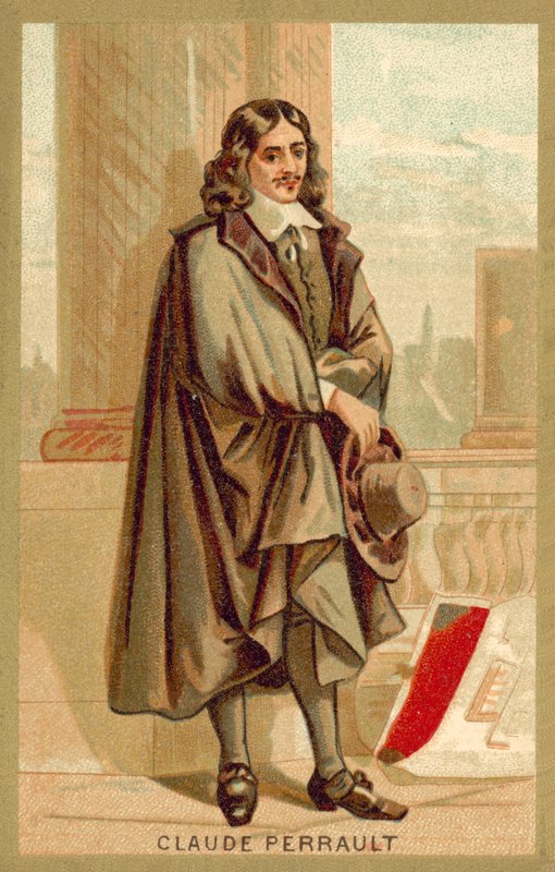 Claude Perrault, ranskalainen arkkitehti (chromolitho) tekijältä French School