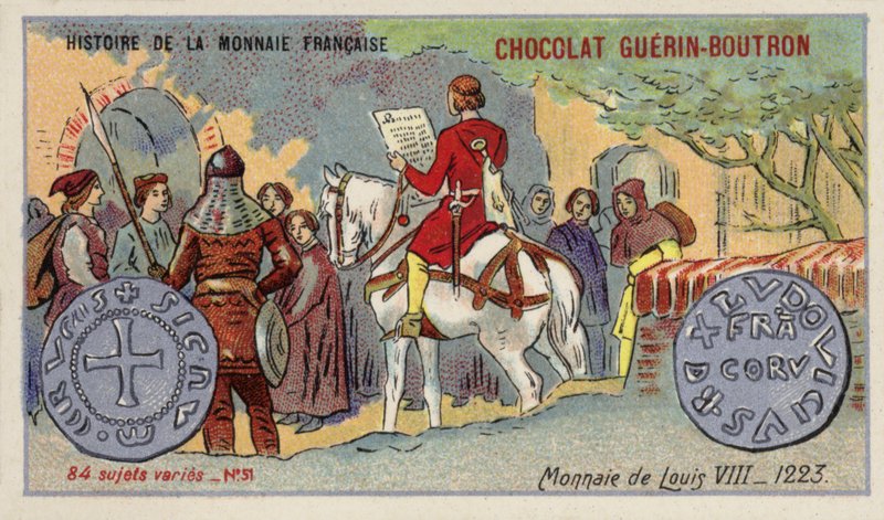 Louis VIII:n kolikot tekijältä French School