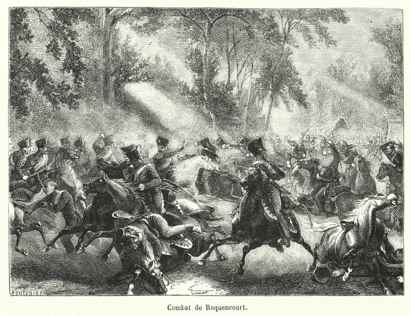 Combat de Roquencourt (kaiverrus) tekijältä French School
