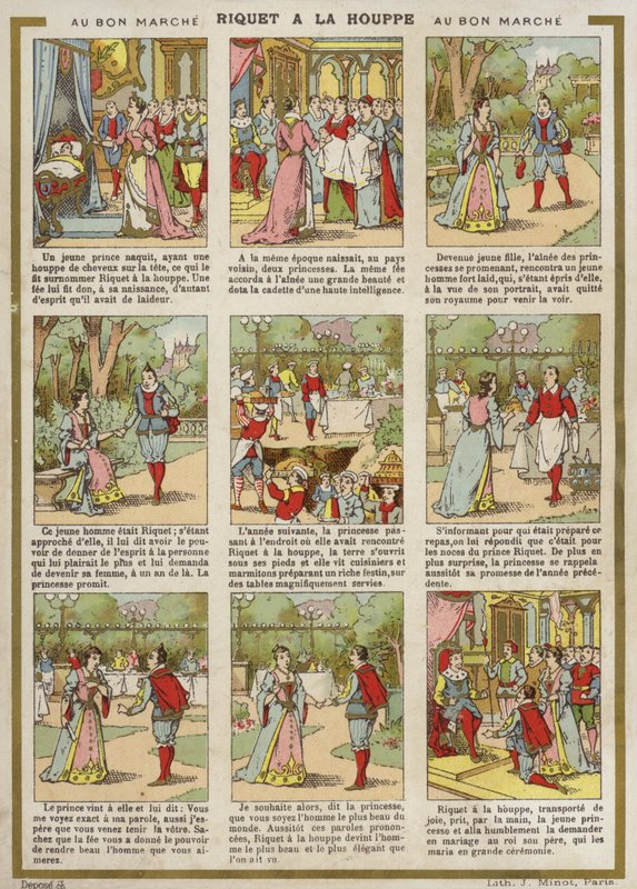 Sarjakuva - Riquet A La Houppe tekijältä French School