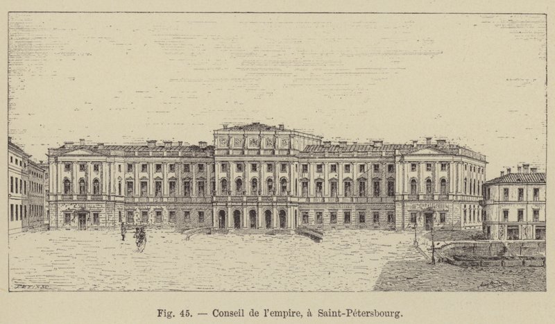 Imperiumin neuvosto, Pietarissa (kaiverrus) tekijältä French School