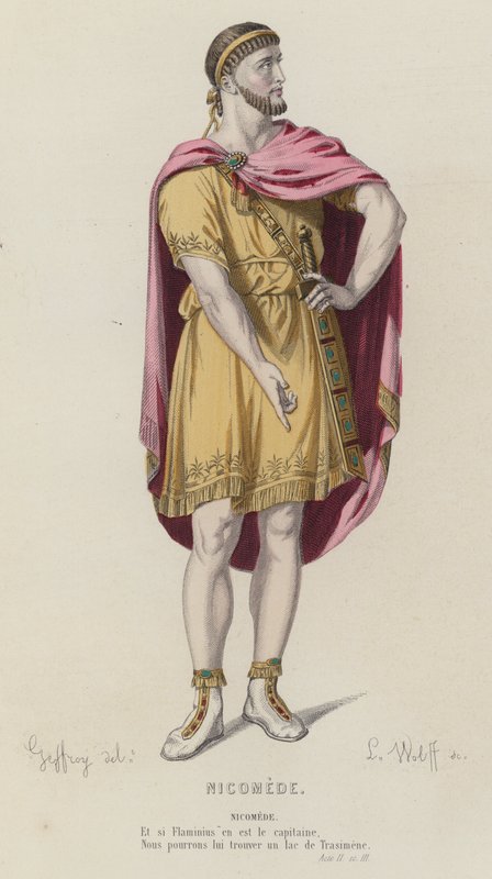 Corneille, Nicomede, Act II, Sc III (värikaiverrus) tekijältä French School