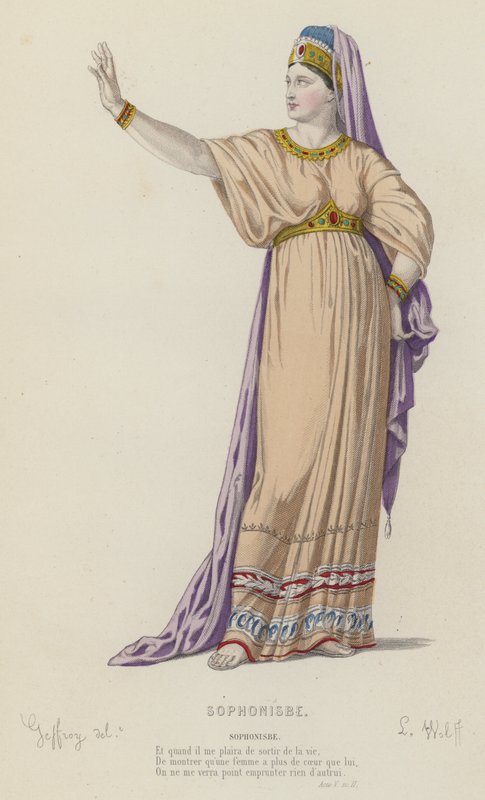 Corneille, Sophonisbe, Act V, Sc II (värikaiverrus) tekijältä French School