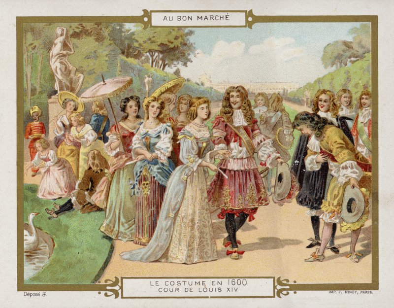 Puku vuonna 1600 - Ludvig XIV:n hovissa tekijältä French School