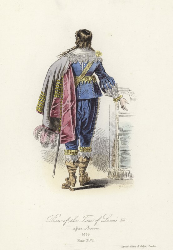 Ranskalaisen Ludvig XIII:n ajan puku tekijältä French School