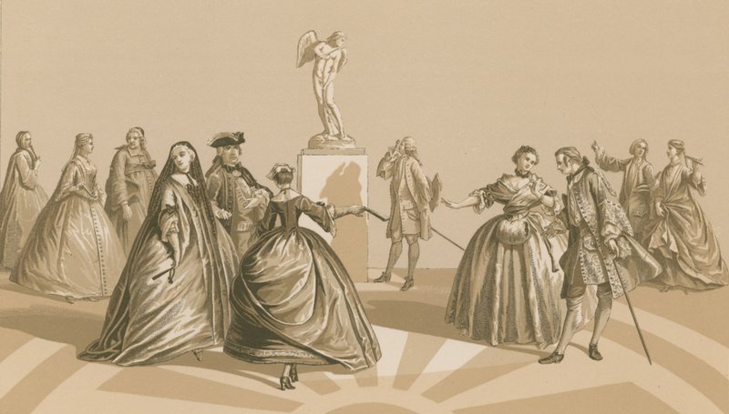 Puvut, 1720-1740 tekijältä French School