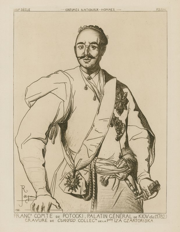 Kreivi Potocki, Kiovan palatinuskenraali (1782) tekijältä French School