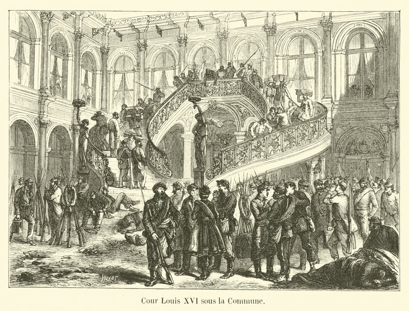 Cour Louis XVI kommuunin alaisuudessa tekijältä French School