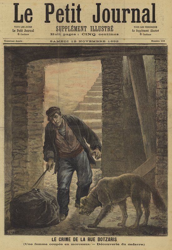 Le Petit Journalin kansi, 12. marraskuuta 1892 tekijältä French School