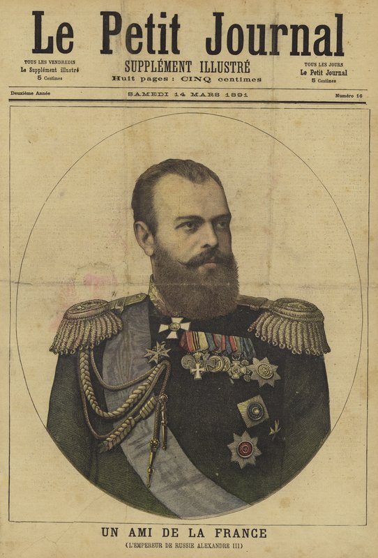 Le Petit Journalin kansi, 14. maaliskuuta 1891 tekijältä French School