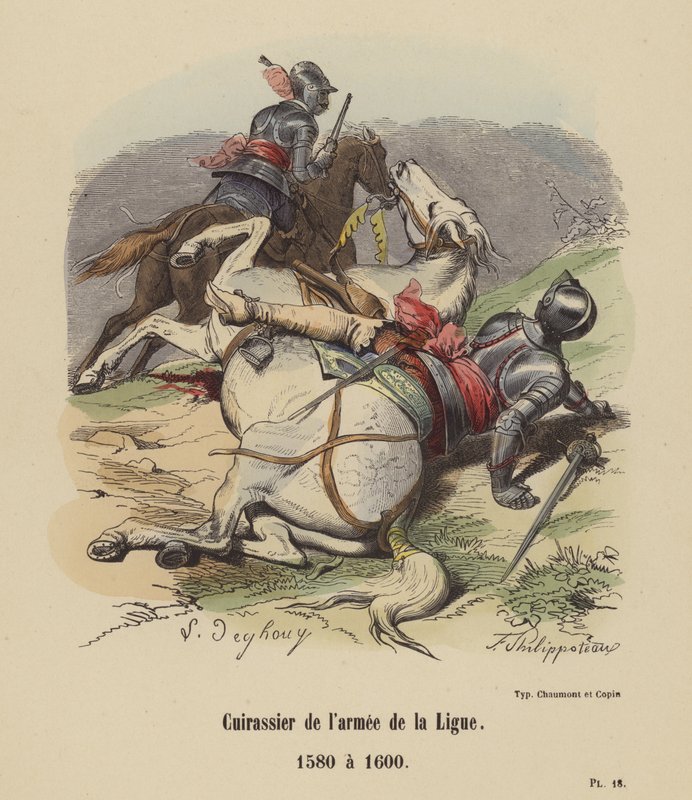 Liigan armeijan Cuirassier tekijältä French School
