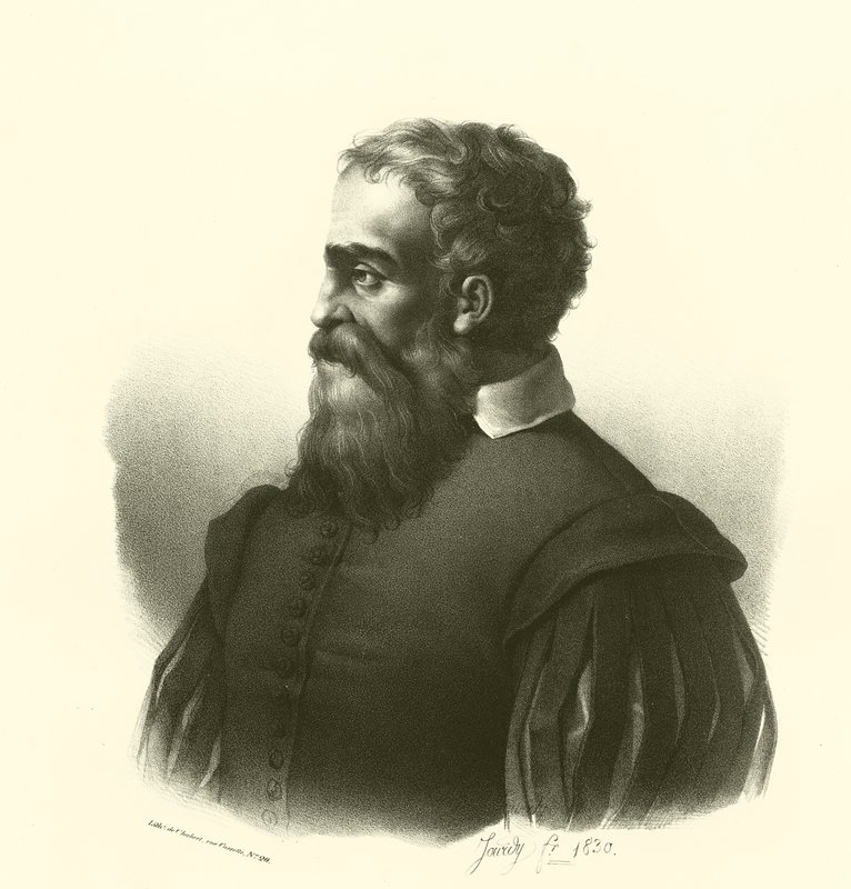 Daniele da Volterra, muotokuva (kaiverrus) tekijältä French School