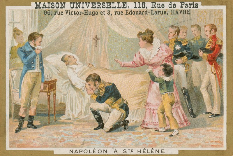 Napoleonin kuolema Pyhällä Helenalla, 1821 tekijältä French School