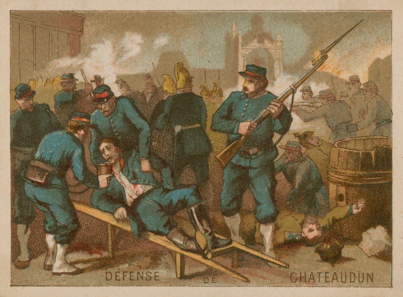 Chateaudunin puolustus vuonna 1870 tekijältä French School