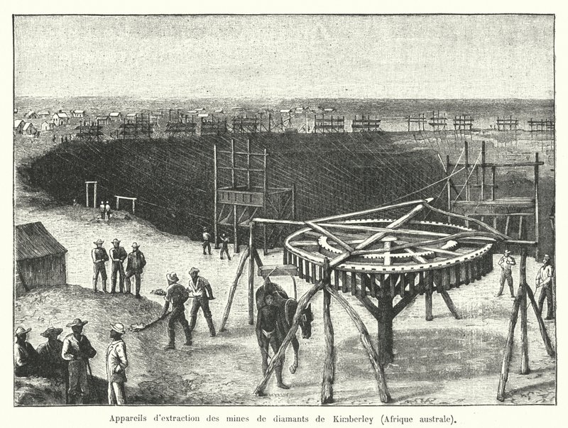 Kimberleyn timanttikaivokset, Cape of Good Hope, Etelä-Afrikka tekijältä French School
