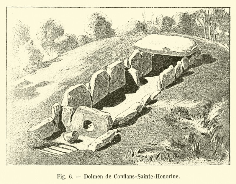 Dolmen of Conflans-Sainte-Honorinen tekijältä French School