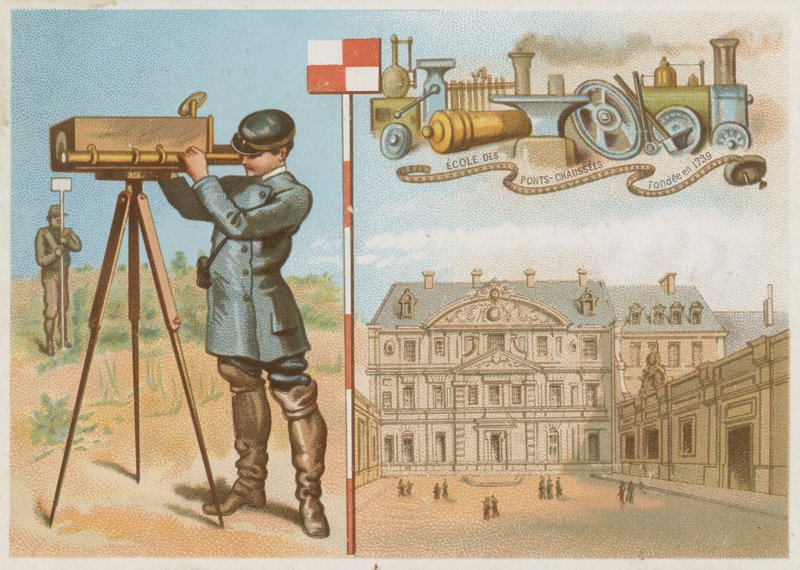 Ecole des Ponts-Chaussees, perustettiin vuonna 1739 tekijältä French School