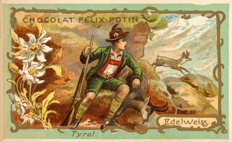 Edelweiss, Tiroli (chromolitho) tekijältä French School