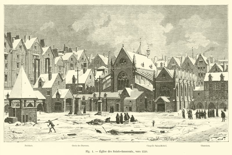 Pyhien viattomien kirkko, noin 1550 tekijältä French School