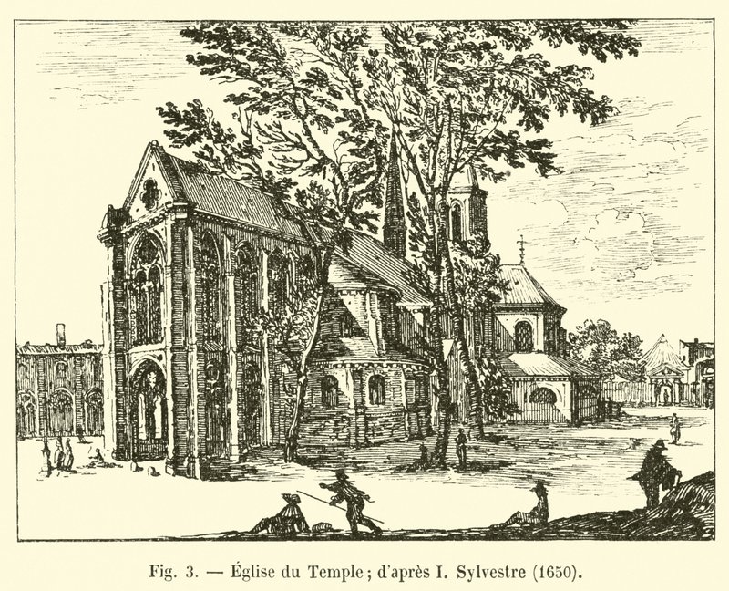 Temppelin kirkko; I Sylvesterin jälkeen, 1650 tekijältä French School