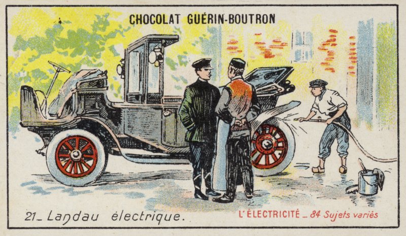 Electric Landau (chromolitho) tekijältä French School