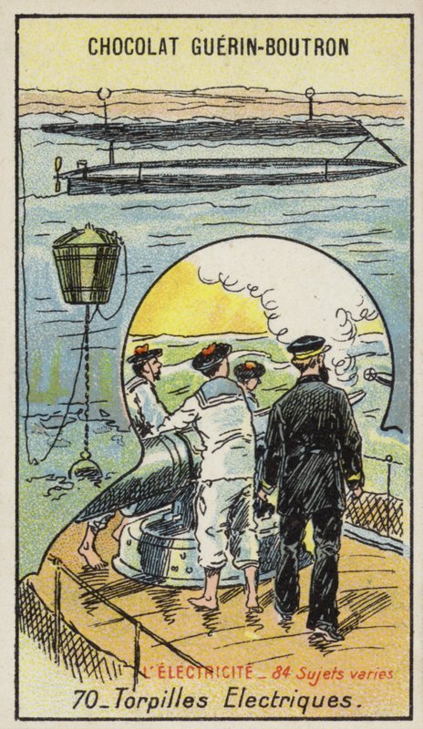 Sähkötorpedot (chromolitho) tekijältä French School