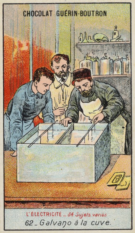 Elektrotyyppisäiliö (chromolitho) tekijältä French School