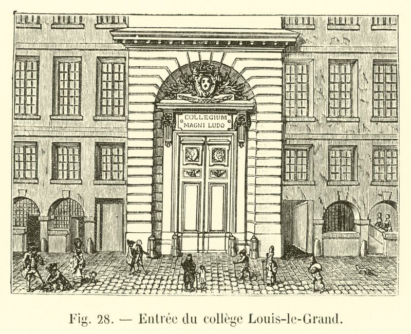 Sisäänkäynti Louis-le-Grand Collegeen tekijältä French School