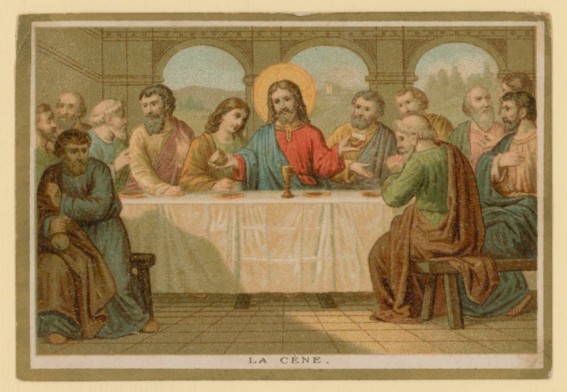 Episodi Jeesuksen Kristuksen elämässä (chromolitho) tekijältä French School